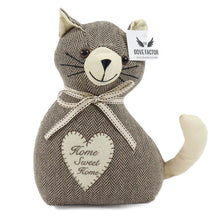 Load image into Gallery viewer, Tilly The Cat Soft Weighted Fabric Door Stop