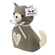 Load image into Gallery viewer, Tilly The Cat Soft Weighted Fabric Door Stopper
