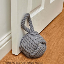 Load image into Gallery viewer, Cotton Rope Knot Fabric Door Stopper