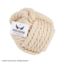 Load image into Gallery viewer, Nautical Rope Knot Fabric Door Stop - Off White/Tan/Cream/Egg Shell
