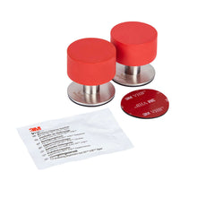 Load image into Gallery viewer, adhesive door stoppers with surface preparation wipe