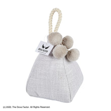 Load image into Gallery viewer, Pom-pom White Fabric Door Stop
