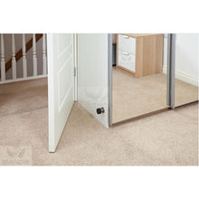 Load image into Gallery viewer, door stop mounted on a wardrobe