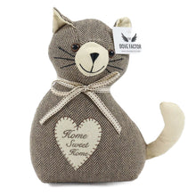 Load image into Gallery viewer, Tilly The Cat Soft Weighted Fabric Door Stop
