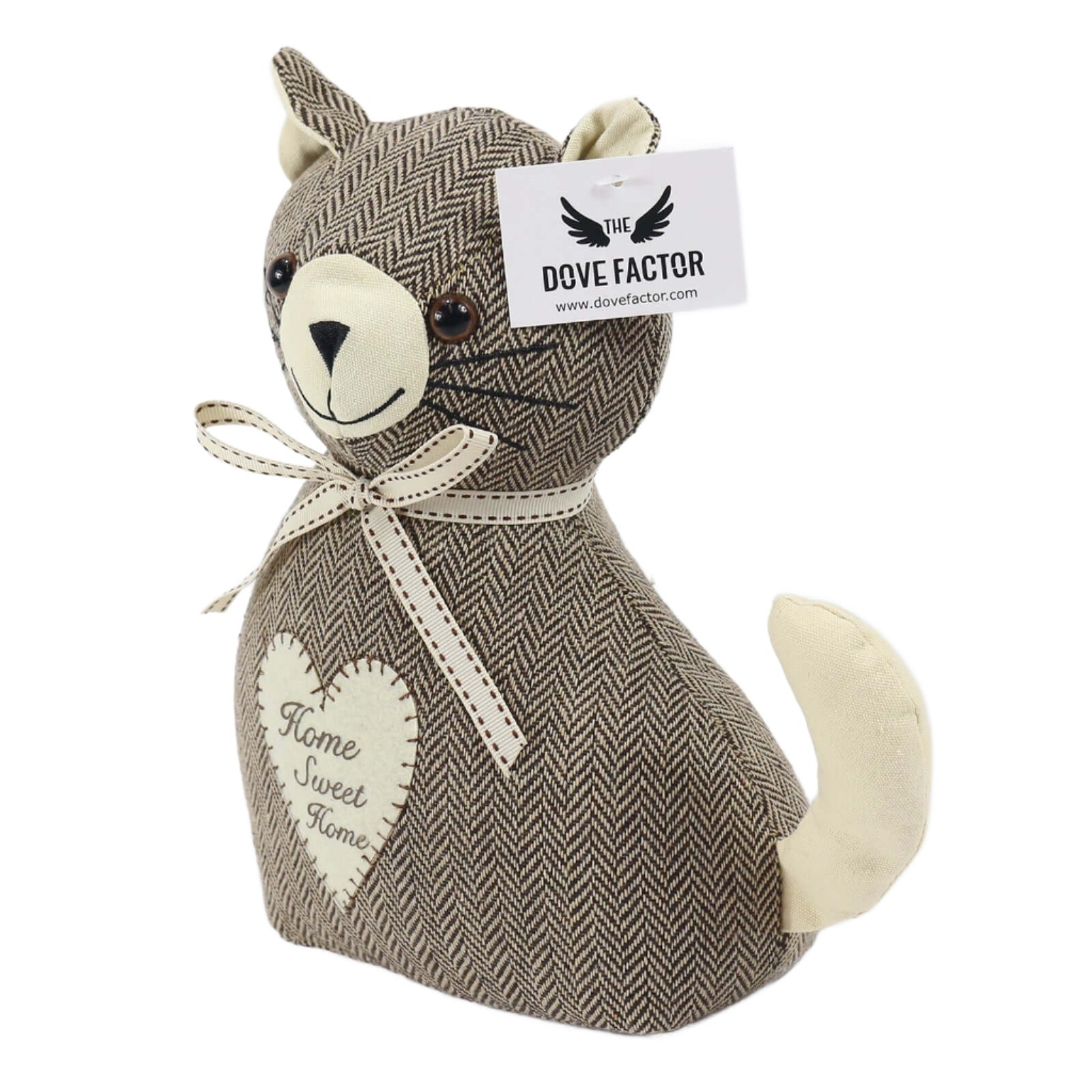 Tilly The Cat Soft Weighted Fabric Door Stopper