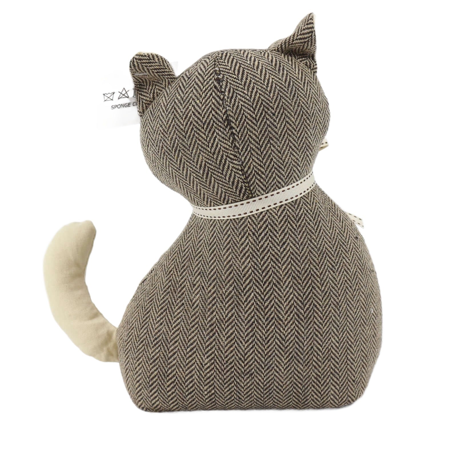 Cat Soft Weighted Fabric Door Stop