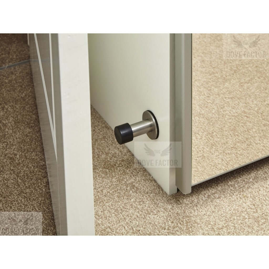 mounted door stop with 3M on wardrobe