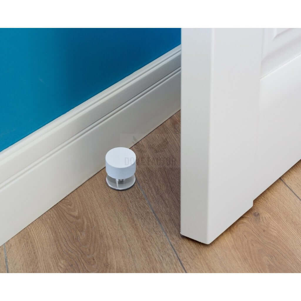 White Stick On Door Stop By The Dove Factor (2 Pcs)