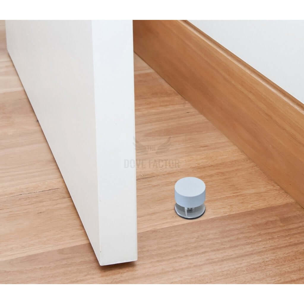 floor mounted door stop with adhesive