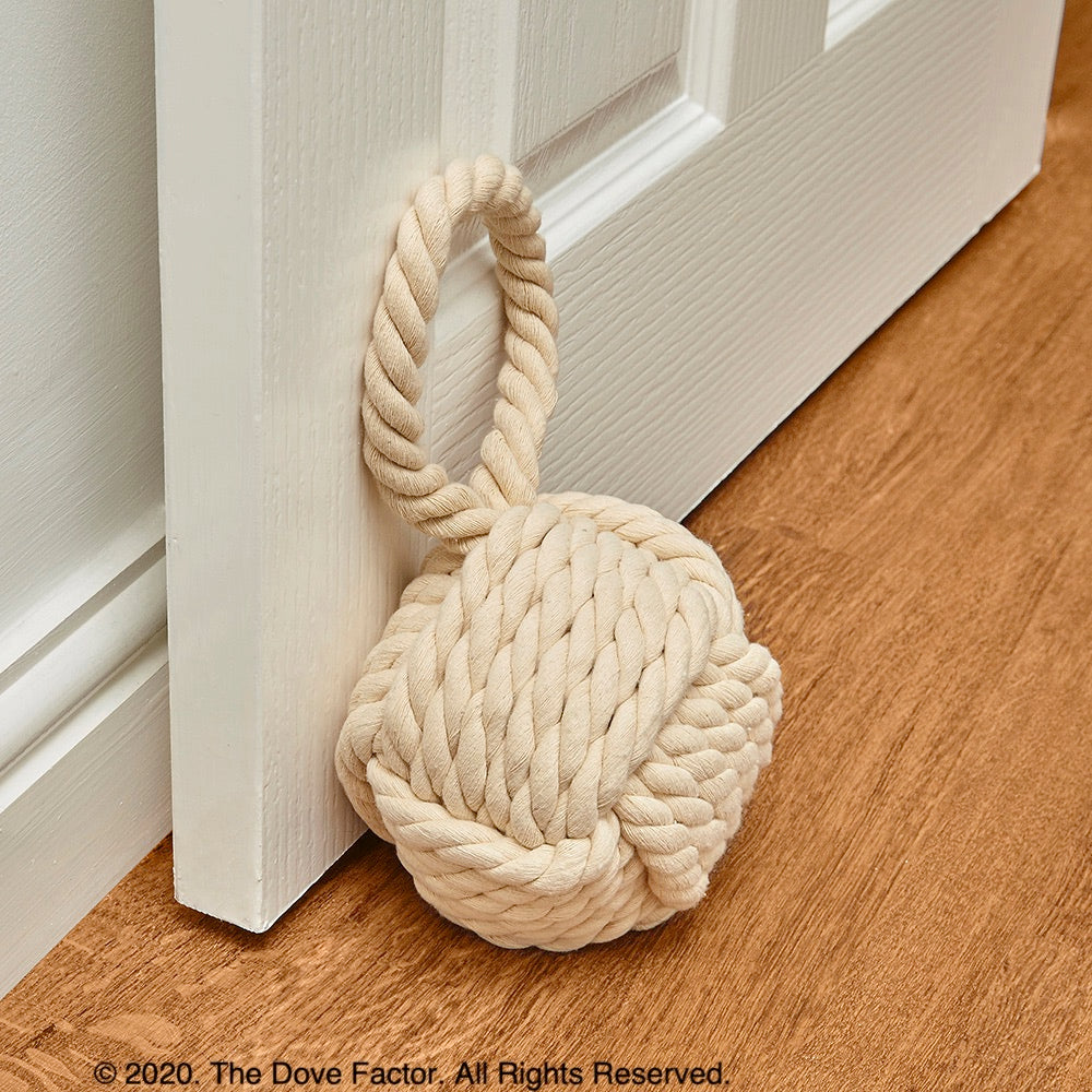 Fabric Door Stop - Cream