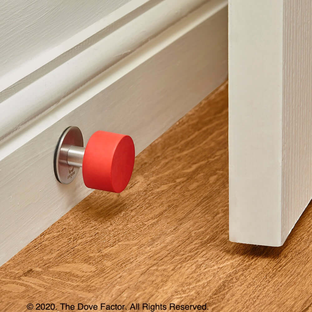 door stopper on skirting board