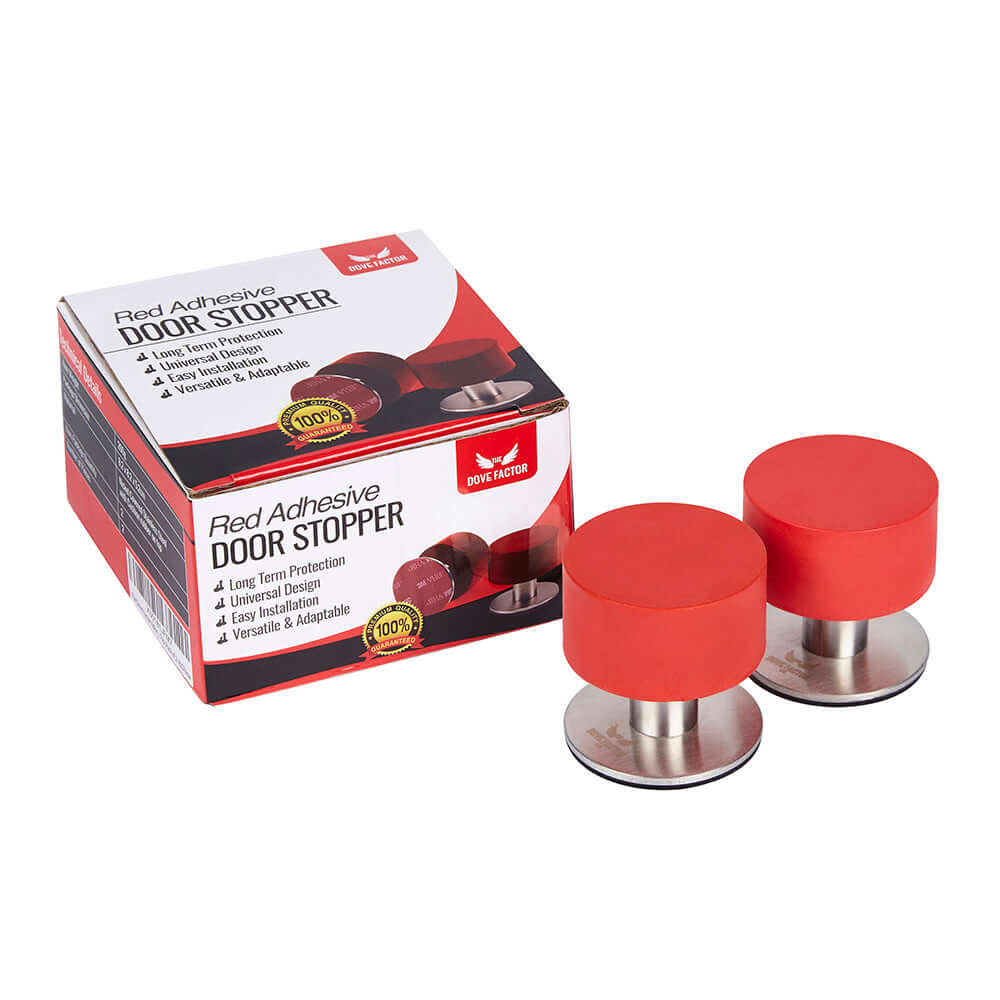 pack of 2 adhesive door stoppers