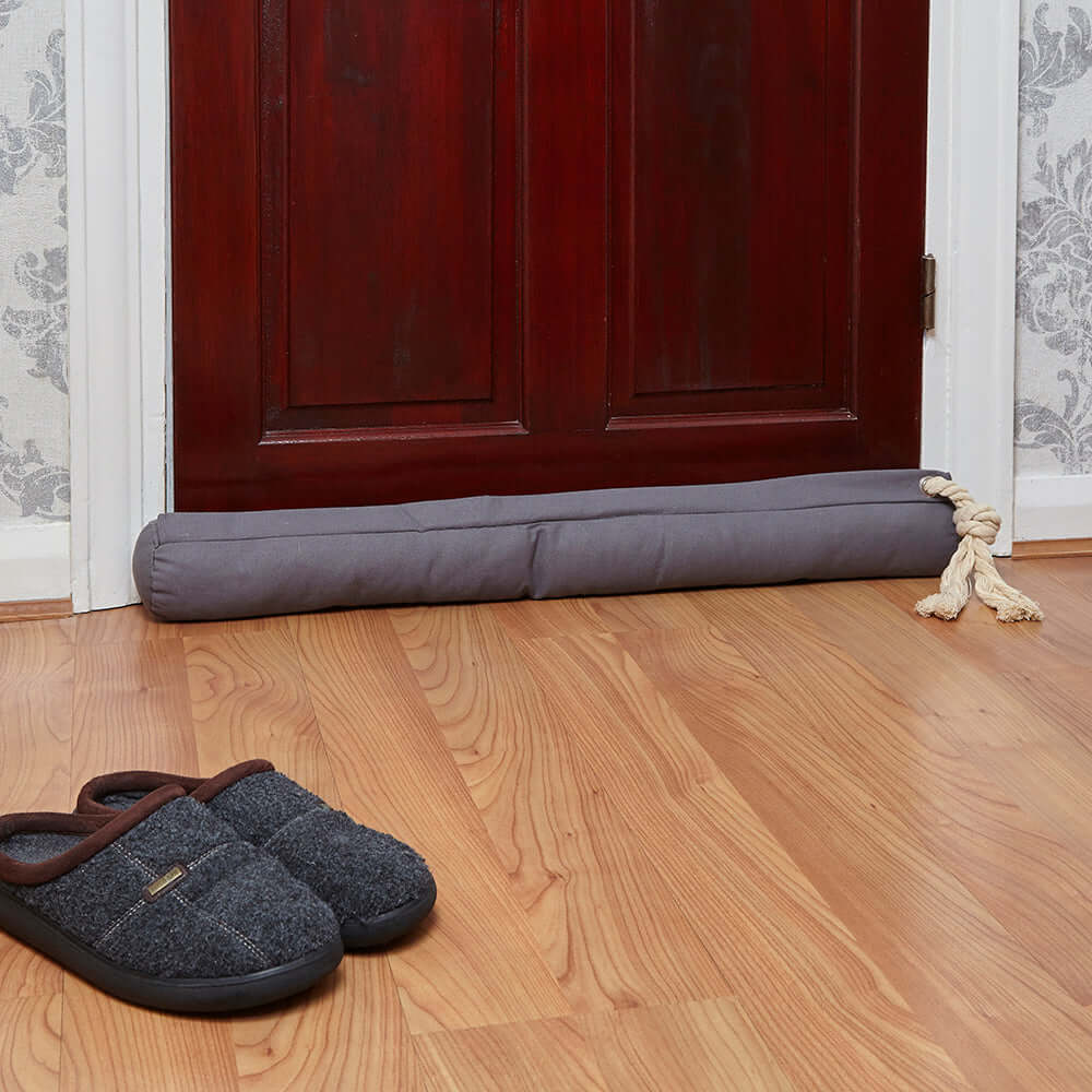 grey door draught excluder