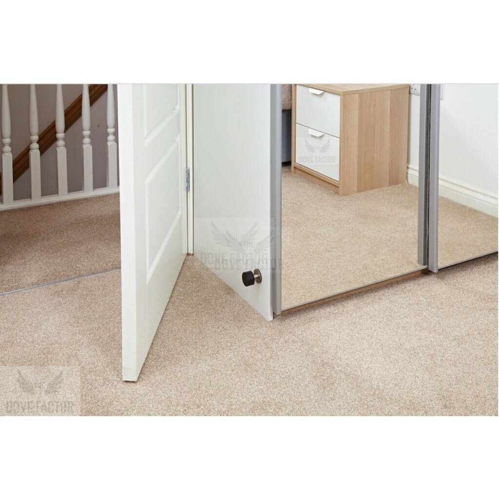 door stop mounted on a wardrobe