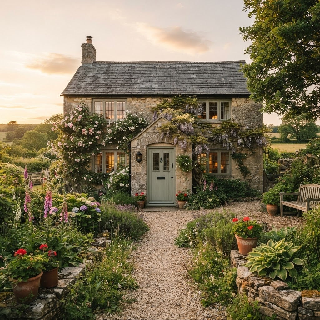 Soft sage entrance — Character home · Chartwell Sage